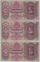 1936. 100P "*E030" (3x) sorszámkövető T:II,II- Adamo P17A
