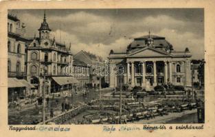 2 db vegyes erdélyi városképes lap: Nagyvárad, Temesvár / 2 old Transylvanian postcards
