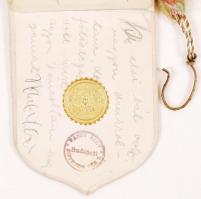 1930 Ludovikás bál táncrendje, 9x7 cm