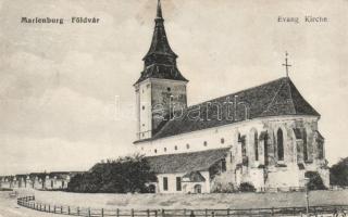 Földvár, Mairenburg; Evangélikus templom / evangelist church (Rb)