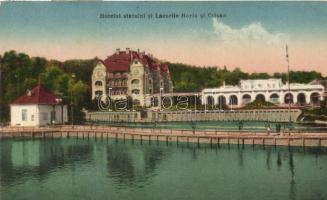 Vízaknafürdő, Bad Salzburg; Városi hotel, Horia és Crisan tavak / hotel, lakes (EK)