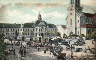 Nagybecskerek, Megyeháza, városi vasút / county hall, urban railway