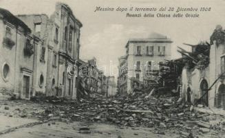 1908 Messina, after the earthquake, church (fa)