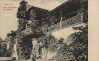 Felsőörs, Öreghegy, hajlék Nagy Ignác szőlőjében