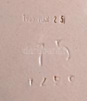 Patikai fedeles tároló, "Ung. Simplex" felirattal, fehér mázzal, jelzett, hibátlan, m:25 c...