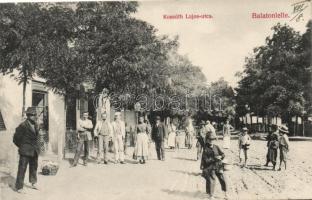 Balatonlelle, Kossuth Lajos utca; Wollák József kiadása