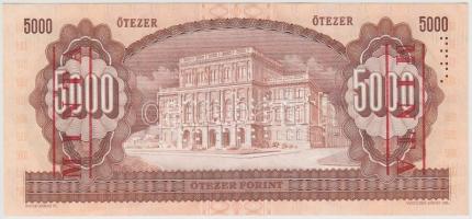 1990. 5000Ft "MINTA" perforációval és felülnyomással "H 00000530" sorszámmal T:I...