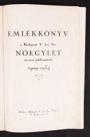 cca 1934 Emlékkönyv a Budapesti V. ker. Izr. Nőegylet 25 éves jubileumáról 1909-1934, 55p
