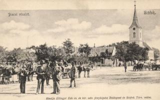 Siófok, Piactér; kiadja Ellinger Ede