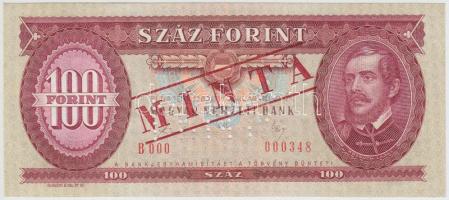 1980. 100Ft "MINTA" felülnyomással és perforációval "B000 - 000764" sorszámmal T:I Adamo F34Ma