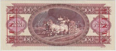 1980. 100Ft "MINTA" felülnyomással és perforációval "B000 - 000764" sorszámmal T...