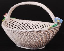 Bodrogkeresztúri porcelán tétel, összesen:4 db, jelzettek, hibátlanok