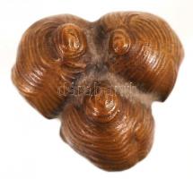 Szecessziós pecsétnyomó, réz, m:10 cm