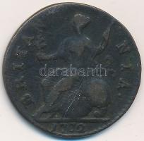 Nagy-Britannia 1772. 1/2P Cu "III. György" T:2-/3 Great Britain 1772. 1/2 Penny "George III" C:VF/F