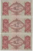 1932. 50P (3x) sorszámkövető T:I (apró szamárfül)
Adamo P14