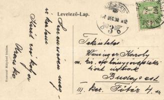 Barcs, Dráva-híd; utazó pár, Kremsner Mátyásné kiadása (EK)