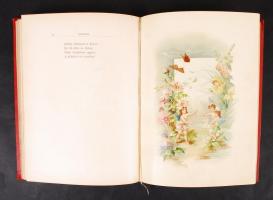 Tompa Mihály: Virágregék Bp. 1894. Franklin.  litografált díszcímlap, 198p. 7 t. (színes kőnyomatos ...