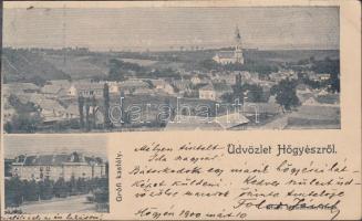 Hőgyész, grófi kastély (vágott / cut)