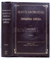 Fényes Elek: Magyarország geographiai szótára, mellyben minden város, falu és puszta, betürendben körülményesen leiratik I. kötet. Pest, 1851, Kozma Vazul. Reprint kiadás (1984), aranyozott műbőr kötés, jó állapotban.