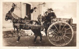 Taormina, Sicilian cart, folklore