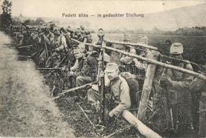 Hungarian soldiers, covered position (fa)