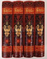 Schillers sämtliche Werke I.-IV. Stuttgart, 1888. Gothaischen Verlag. Aranyozott, szép állapotú egés...
