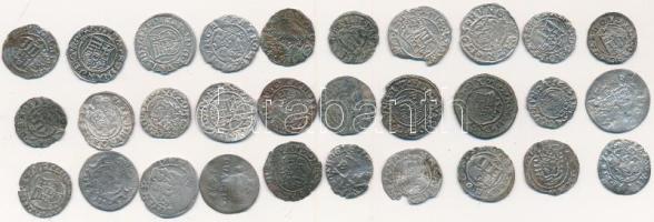 ~1500-1600. Denár Ag tétel, közte Duarius Ag is (30x) T:vegyes