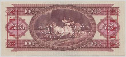 1989. 100Ft "MINTA" perforációval és felülnyomással "B 000 000980" sorozatszámma...