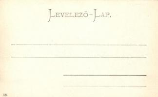 Hortobágy, reggeli fejés a gulyástanyánál; Eperjesy István kiadása