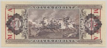 1989. 20Ft "MINTA" perforációval és felülnyomással "D 273 000496" sorozatszámmal...