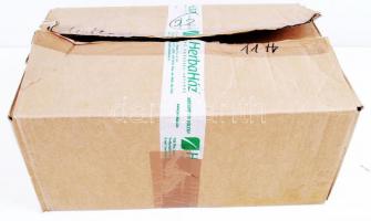 Jelzett női fejes váza, kézzel festett, hibátlan, m:25 cm, d:13,5 cm