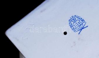 Herendi Erkel Ferenc mellszobor, fehér mázas, jelzett, hibátlan, m:22 cm