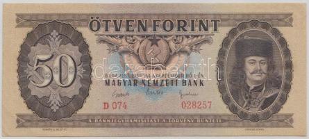 1951. 50Ft T:III (szép papír) Adamo F18