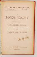 Egyetemes regénytár 6 kötet a sorozatból . Bp., 1890. Singer és Wolfner. Gottermayer egészvászon köt...