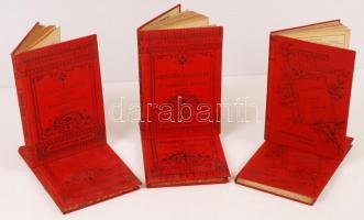 Egyetemes regénytár 6 kötet a sorozatból . Bp., 1890. Singer és Wolfner. Gottermayer egészvászon köt...