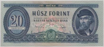 1949. 20Ft gyári papírránccal T:I- Adamo F10