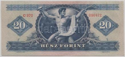 1949. 20Ft gyári papírránccal T:I-
Adamo F10