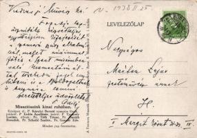 Missziósaink kínai ruhában, Márton Lajos festőművésznek címzett képeslap / Hungarian missionaries in...