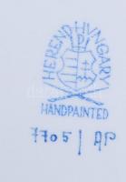 Herendi Apponyi mintás cigarettás készlet, kézzel festett, hibátlan, jelzett, eredeti dobozában, 23×...