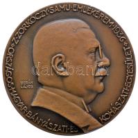 Berán Lajos (1882-1943) 1936. "Z. Zorkóczy Samu" vaskohómérnök és az OMBKE elnőke bronz emlékérem (50mm/56.7g) T:1- Hungary 1936. "Samu Zorkóczy metallurgical engineer" commemorative Br medallion. Sign: Lajos Berán (50mm/56.7g) C:AU HPII-273., Roznai 102.
