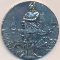 1934. "Magyar Vívó Szövetség - 1934. évi női tőr bajnokság II" díjérem jelzett Ag utánvere...