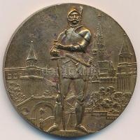 1912. "Magyar Vívó Szövetség - Európa Bajnokság Budapest 1933" Br részvételi érem (35mm) T...