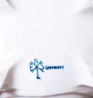 ENS bonbonier, kézzel festett, jelzett, apró sérülés a rózsán, 11×8 cm, m:7 cm /Handpainted  ENS chi...