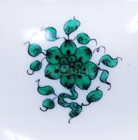 Augarten mini gyertyatartó, kézzel festett, jelzett, hibátlan, m:5,5 cm