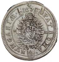 1678KB XVKr Ag "I. Lipót" Körmöcbánya (6.22g) T:2,2-
Hungary 1678KB 15 Kreuzer Ag "Le...