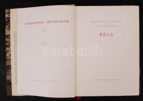 Városképek-műemlékek sorozat: Dercsényi-Pogány: Pécs Bp., 1960. Műszaki. Egészvászon kötésben, kissé...