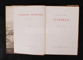 Városképek-műemlékek sorozat: Korompay: Veszprém. Bp., 1957. Műszaki. Egészvászon kötésben, kissé sz...