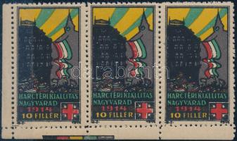 1914 Nagyvárad levélzáró hármascsík