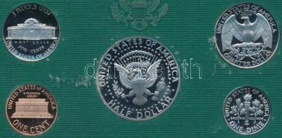 Amerikai Egyesült Államok 1994. 2c-1/2$ (5xklf) szettben és díszcsomagolásban T:PP USA 1994. 1 Cent - 1/2 Dollar (5xdiff) in set and in souvenir packing C:PP