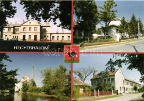 48 db MODERN Hegyeshalom képeslap, sok azonos / 48 modern Hungarian postcards, more same cards